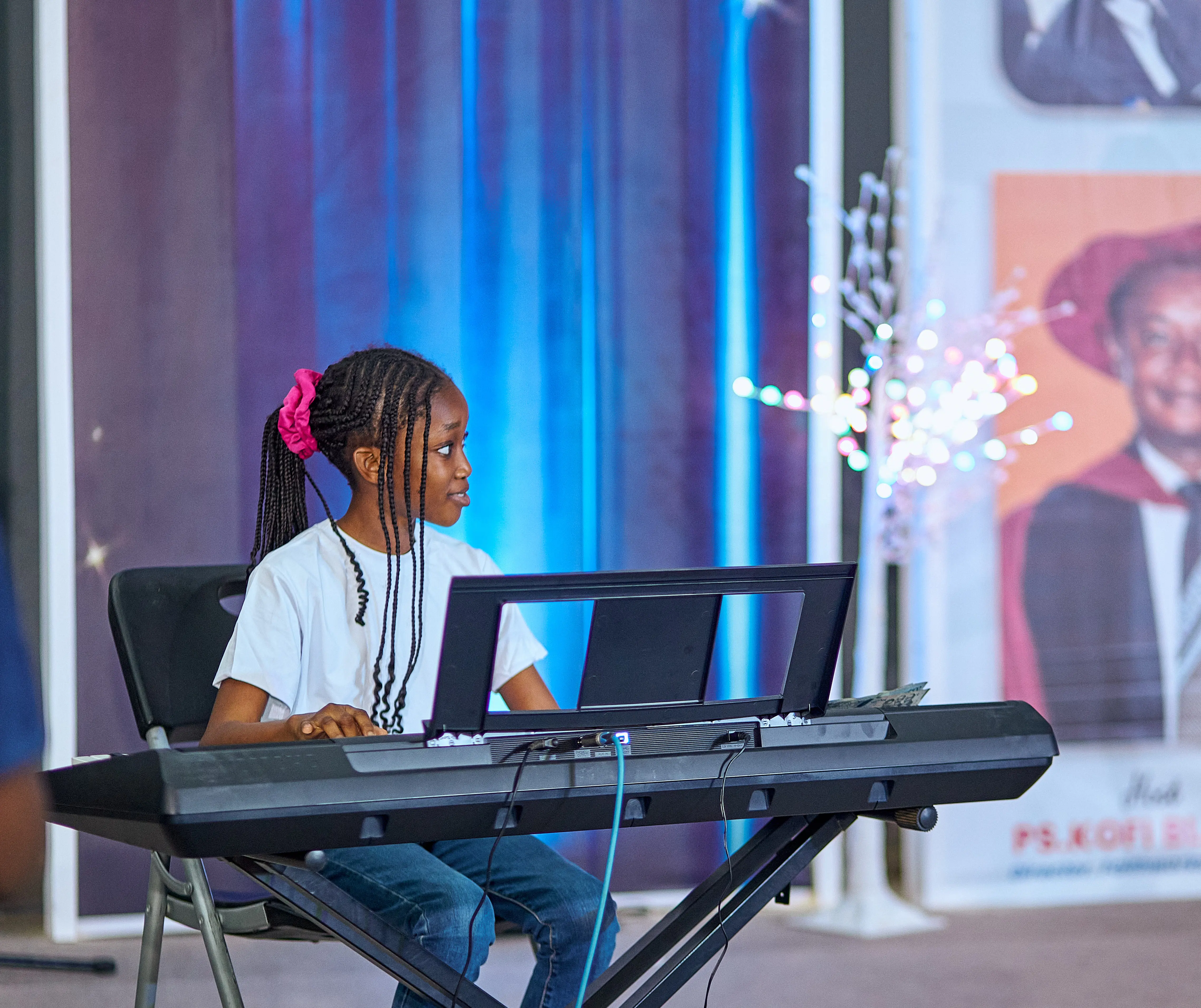 Students in rehearsal